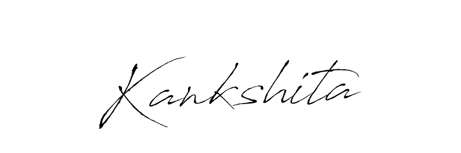 The best way (Antro_Vectra) to make a short signature is to pick only two or three words in your name. The name Kankshita include a total of six letters. For converting this name. Kankshita signature style 6 images and pictures png