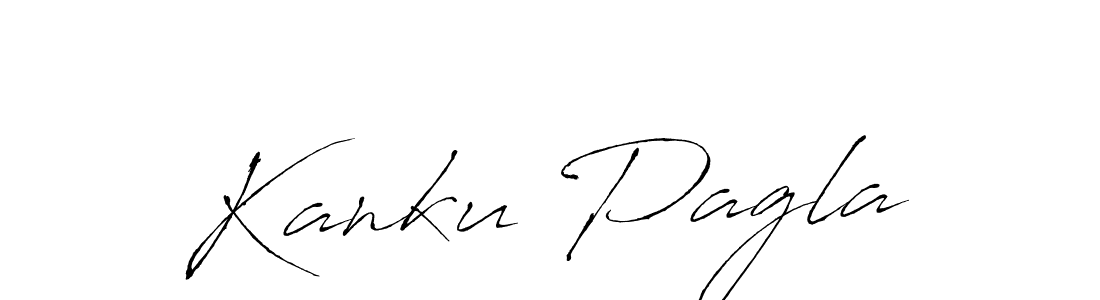 Use a signature maker to create a handwritten signature online. With this signature software, you can design (Antro_Vectra) your own signature for name Kanku Pagla. Kanku Pagla signature style 6 images and pictures png