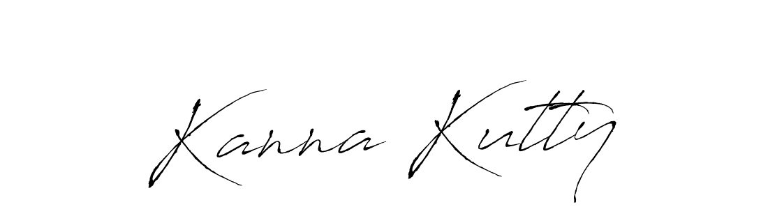 Also we have Kanna Kutty name is the best signature style. Create professional handwritten signature collection using Antro_Vectra autograph style. Kanna Kutty signature style 6 images and pictures png