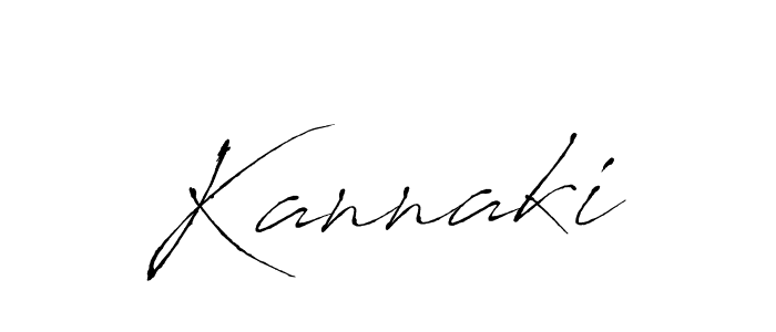 Design your own signature with our free online signature maker. With this signature software, you can create a handwritten (Antro_Vectra) signature for name Kannaki. Kannaki signature style 6 images and pictures png