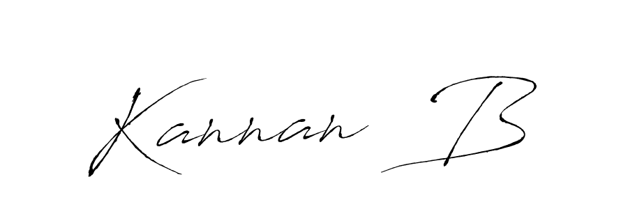 You can use this online signature creator to create a handwritten signature for the name Kannan  B. This is the best online autograph maker. Kannan  B signature style 6 images and pictures png