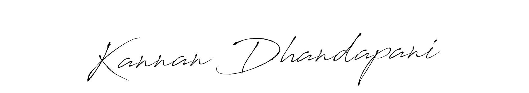 Kannan Dhandapani stylish signature style. Best Handwritten Sign (Antro_Vectra) for my name. Handwritten Signature Collection Ideas for my name Kannan Dhandapani. Kannan Dhandapani signature style 6 images and pictures png