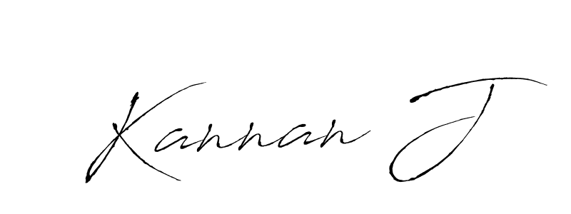 if you are searching for the best signature style for your name Kannan J. so please give up your signature search. here we have designed multiple signature styles  using Antro_Vectra. Kannan J signature style 6 images and pictures png