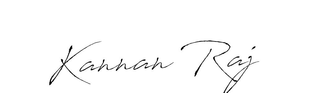 Make a beautiful signature design for name Kannan Raj. With this signature (Antro_Vectra) style, you can create a handwritten signature for free. Kannan Raj signature style 6 images and pictures png