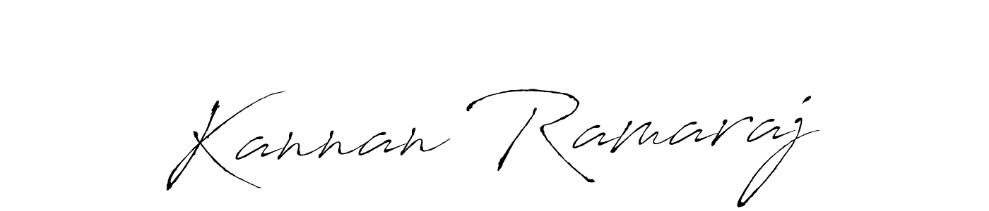 Also we have Kannan Ramaraj name is the best signature style. Create professional handwritten signature collection using Antro_Vectra autograph style. Kannan Ramaraj signature style 6 images and pictures png