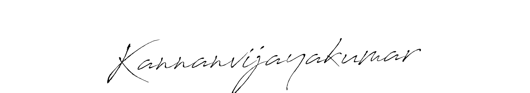 Use a signature maker to create a handwritten signature online. With this signature software, you can design (Antro_Vectra) your own signature for name Kannanvijayakumar. Kannanvijayakumar signature style 6 images and pictures png