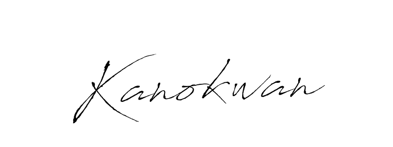 Best and Professional Signature Style for Kanokwan. Antro_Vectra Best Signature Style Collection. Kanokwan signature style 6 images and pictures png