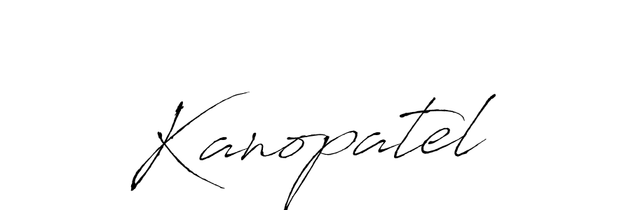 Also we have Kanopatel name is the best signature style. Create professional handwritten signature collection using Antro_Vectra autograph style. Kanopatel signature style 6 images and pictures png