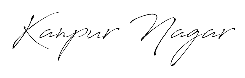 Discover the perfect balance of readability and style for Kanpur Nagar with Antro_Vectra font. Create your dream signature today. Kanpur Nagar signature style 6 images and pictures png