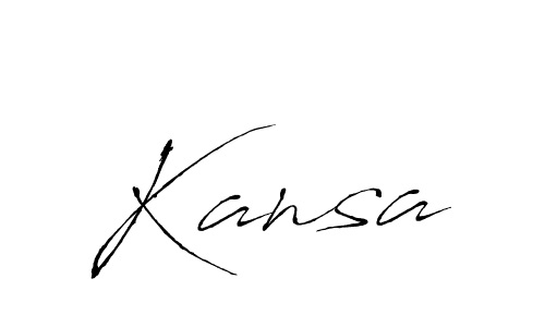 Also we have Kansa name is the best signature style. Create professional handwritten signature collection using Antro_Vectra autograph style. Kansa signature style 6 images and pictures png