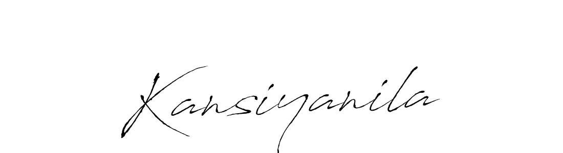 if you are searching for the best signature style for your name Kansiyanila. so please give up your signature search. here we have designed multiple signature styles  using Antro_Vectra. Kansiyanila signature style 6 images and pictures png
