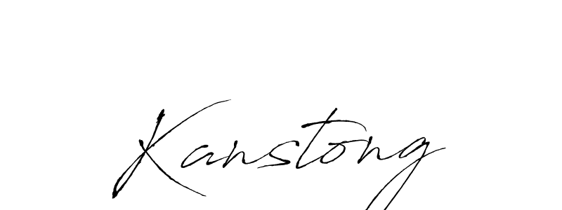 Create a beautiful signature design for name Kanstong. With this signature (Antro_Vectra) fonts, you can make a handwritten signature for free. Kanstong signature style 6 images and pictures png