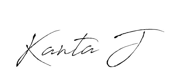 Best and Professional Signature Style for Kanta J. Antro_Vectra Best Signature Style Collection. Kanta J signature style 6 images and pictures png