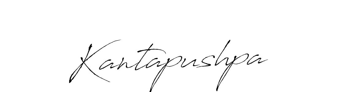 How to make Kantapushpa signature? Antro_Vectra is a professional autograph style. Create handwritten signature for Kantapushpa name. Kantapushpa signature style 6 images and pictures png