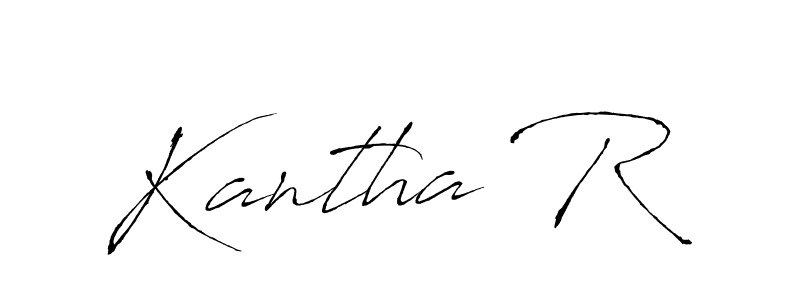 Kantha R stylish signature style. Best Handwritten Sign (Antro_Vectra) for my name. Handwritten Signature Collection Ideas for my name Kantha R. Kantha R signature style 6 images and pictures png