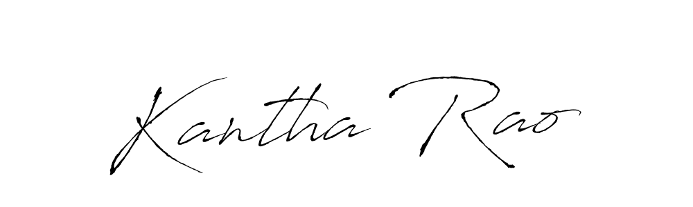 Kantha Rao stylish signature style. Best Handwritten Sign (Antro_Vectra) for my name. Handwritten Signature Collection Ideas for my name Kantha Rao. Kantha Rao signature style 6 images and pictures png