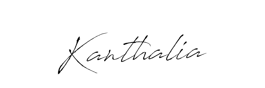 How to make Kanthalia name signature. Use Antro_Vectra style for creating short signs online. This is the latest handwritten sign. Kanthalia signature style 6 images and pictures png