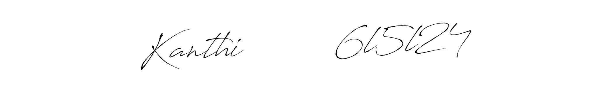 Make a beautiful signature design for name Kanthi         6l5l24. With this signature (Antro_Vectra) style, you can create a handwritten signature for free. Kanthi         6l5l24 signature style 6 images and pictures png