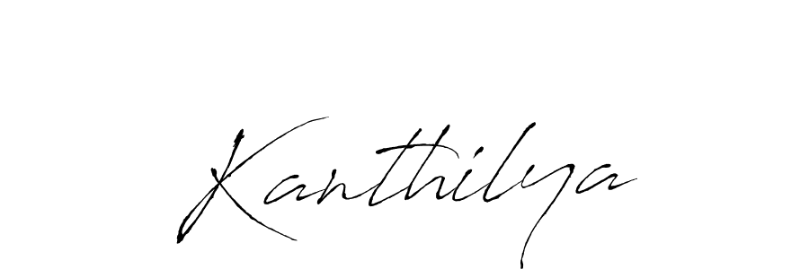 Make a beautiful signature design for name Kanthilya. Use this online signature maker to create a handwritten signature for free. Kanthilya signature style 6 images and pictures png
