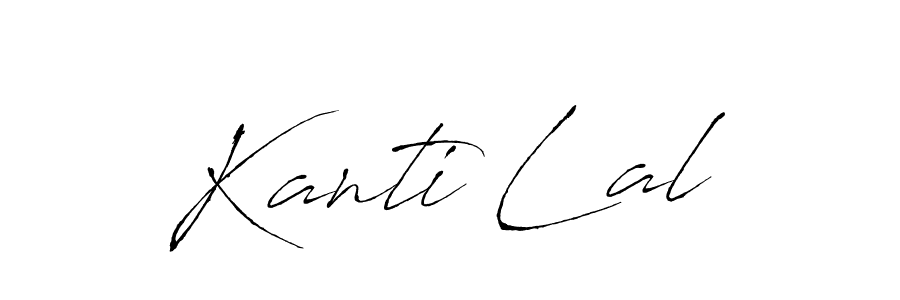Use a signature maker to create a handwritten signature online. With this signature software, you can design (Antro_Vectra) your own signature for name Kanti Lal. Kanti Lal signature style 6 images and pictures png