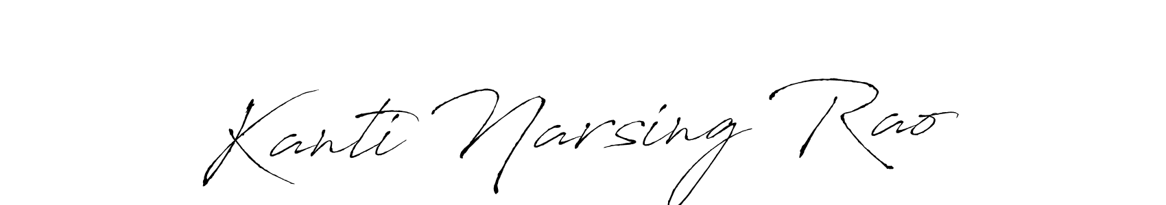 Make a beautiful signature design for name Kanti Narsing Rao. Use this online signature maker to create a handwritten signature for free. Kanti Narsing Rao signature style 6 images and pictures png