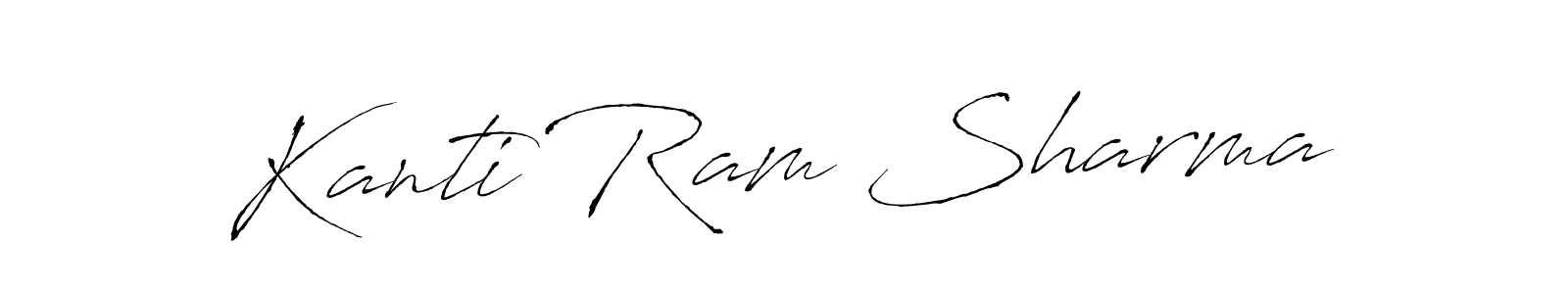 if you are searching for the best signature style for your name Kanti Ram Sharma. so please give up your signature search. here we have designed multiple signature styles  using Antro_Vectra. Kanti Ram Sharma signature style 6 images and pictures png