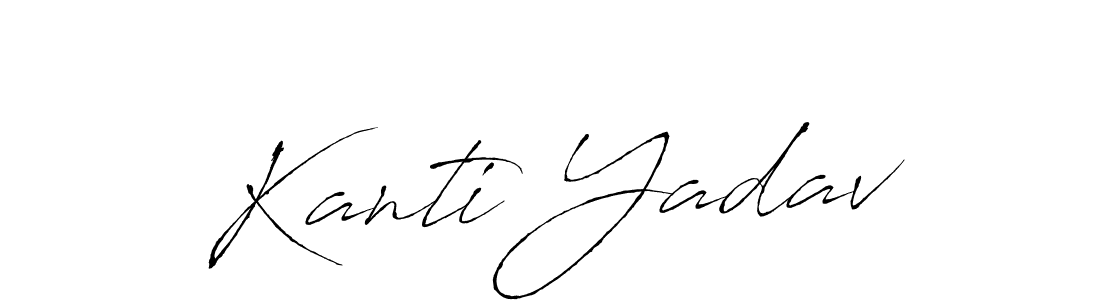 The best way (Antro_Vectra) to make a short signature is to pick only two or three words in your name. The name Kanti Yadav include a total of six letters. For converting this name. Kanti Yadav signature style 6 images and pictures png