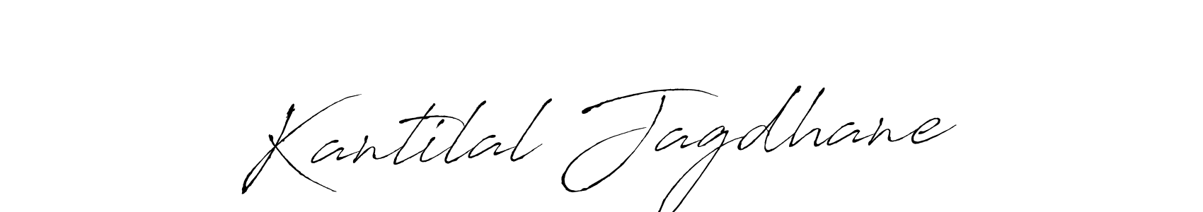 How to make Kantilal Jagdhane name signature. Use Antro_Vectra style for creating short signs online. This is the latest handwritten sign. Kantilal Jagdhane signature style 6 images and pictures png