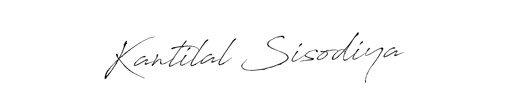 Make a beautiful signature design for name Kantilal Sisodiya. With this signature (Antro_Vectra) style, you can create a handwritten signature for free. Kantilal Sisodiya signature style 6 images and pictures png