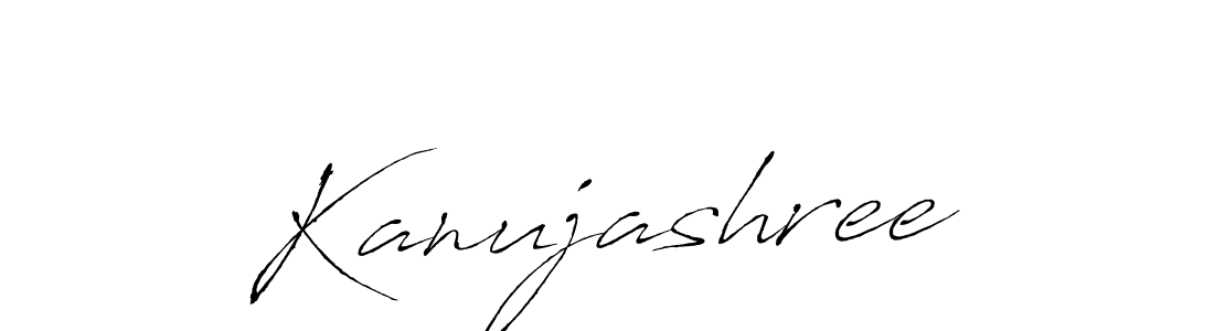 Design your own signature with our free online signature maker. With this signature software, you can create a handwritten (Antro_Vectra) signature for name Kanujashree. Kanujashree signature style 6 images and pictures png