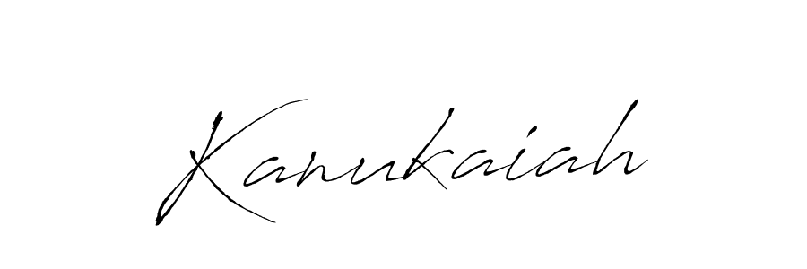 How to make Kanukaiah name signature. Use Antro_Vectra style for creating short signs online. This is the latest handwritten sign. Kanukaiah signature style 6 images and pictures png