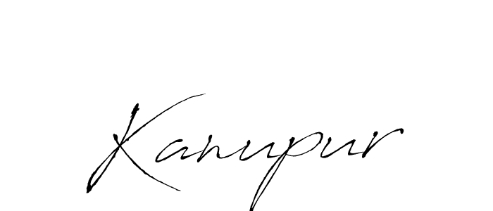 How to make Kanupur name signature. Use Antro_Vectra style for creating short signs online. This is the latest handwritten sign. Kanupur signature style 6 images and pictures png