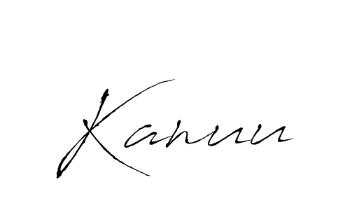 Use a signature maker to create a handwritten signature online. With this signature software, you can design (Antro_Vectra) your own signature for name Kanuu. Kanuu signature style 6 images and pictures png