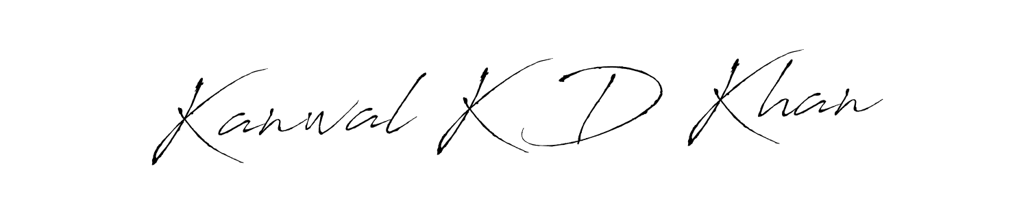 Make a beautiful signature design for name Kanwal K D Khan. Use this online signature maker to create a handwritten signature for free. Kanwal K D Khan signature style 6 images and pictures png