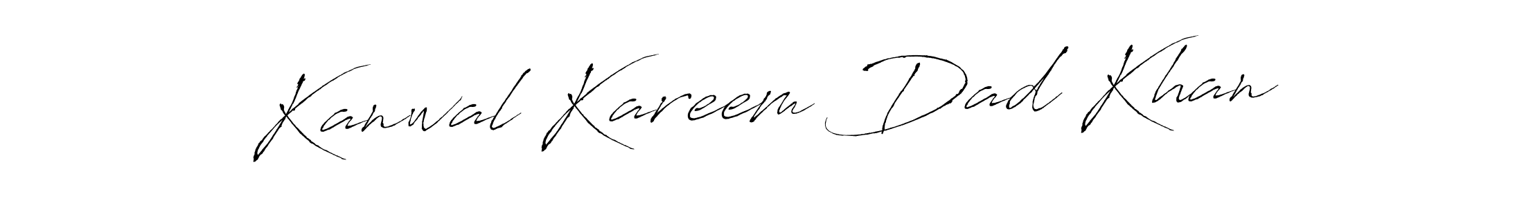 Also we have Kanwal Kareem Dad Khan name is the best signature style. Create professional handwritten signature collection using Antro_Vectra autograph style. Kanwal Kareem Dad Khan signature style 6 images and pictures png