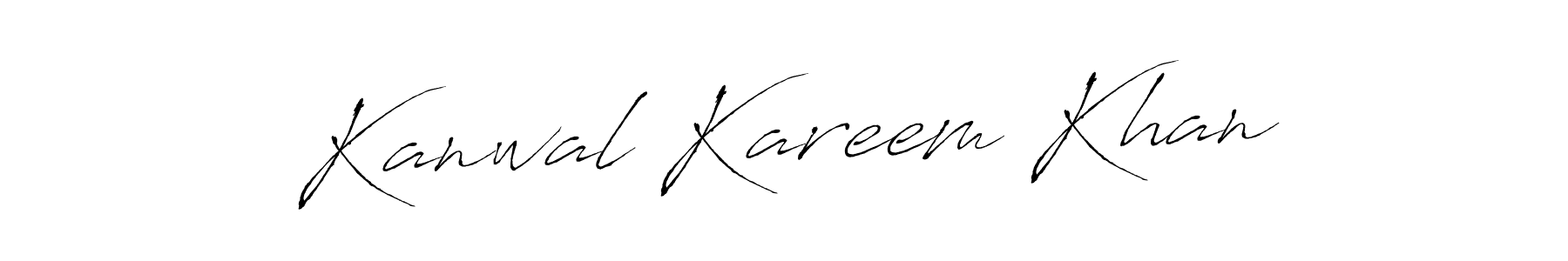 Make a short Kanwal Kareem Khan signature style. Manage your documents anywhere anytime using Antro_Vectra. Create and add eSignatures, submit forms, share and send files easily. Kanwal Kareem Khan signature style 6 images and pictures png