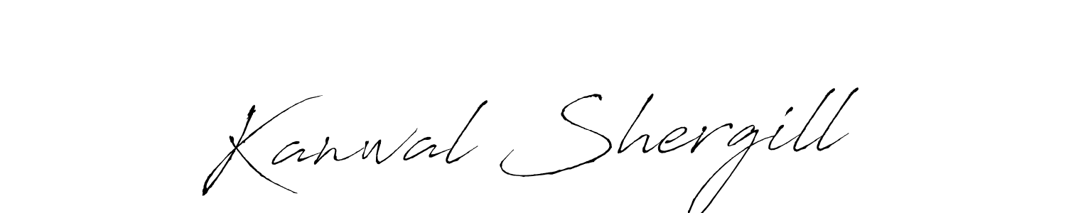 Use a signature maker to create a handwritten signature online. With this signature software, you can design (Antro_Vectra) your own signature for name Kanwal Shergill. Kanwal Shergill signature style 6 images and pictures png