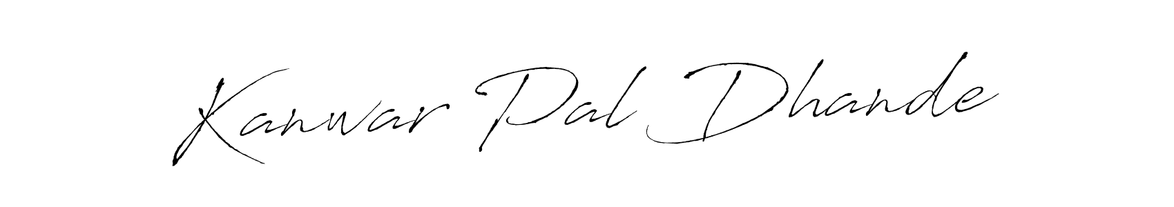 This is the best signature style for the Kanwar Pal Dhande name. Also you like these signature font (Antro_Vectra). Mix name signature. Kanwar Pal Dhande signature style 6 images and pictures png