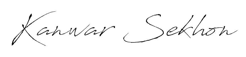 How to make Kanwar Sekhon name signature. Use Antro_Vectra style for creating short signs online. This is the latest handwritten sign. Kanwar Sekhon signature style 6 images and pictures png