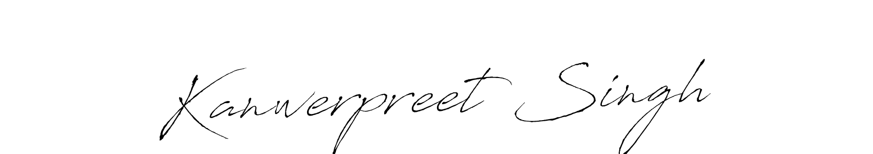 Kanwerpreet Singh stylish signature style. Best Handwritten Sign (Antro_Vectra) for my name. Handwritten Signature Collection Ideas for my name Kanwerpreet Singh. Kanwerpreet Singh signature style 6 images and pictures png