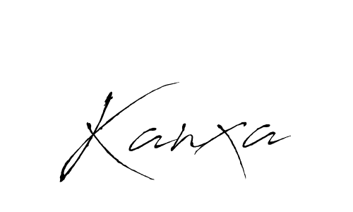 if you are searching for the best signature style for your name Kanxa. so please give up your signature search. here we have designed multiple signature styles  using Antro_Vectra. Kanxa signature style 6 images and pictures png