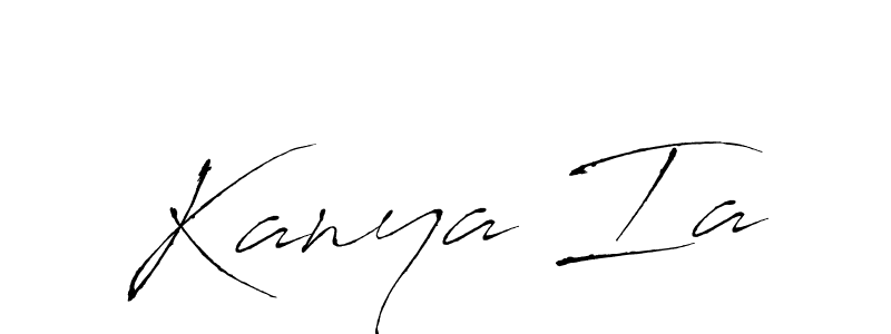 Once you've used our free online signature maker to create your best signature Antro_Vectra style, it's time to enjoy all of the benefits that Kanya Ia name signing documents. Kanya Ia signature style 6 images and pictures png