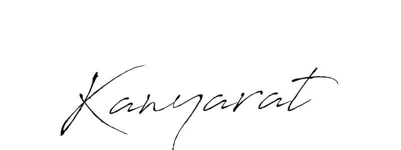 Kanyarat stylish signature style. Best Handwritten Sign (Antro_Vectra) for my name. Handwritten Signature Collection Ideas for my name Kanyarat. Kanyarat signature style 6 images and pictures png