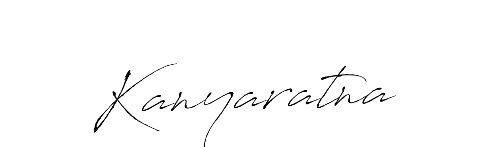 Use a signature maker to create a handwritten signature online. With this signature software, you can design (Antro_Vectra) your own signature for name Kanyaratna. Kanyaratna signature style 6 images and pictures png