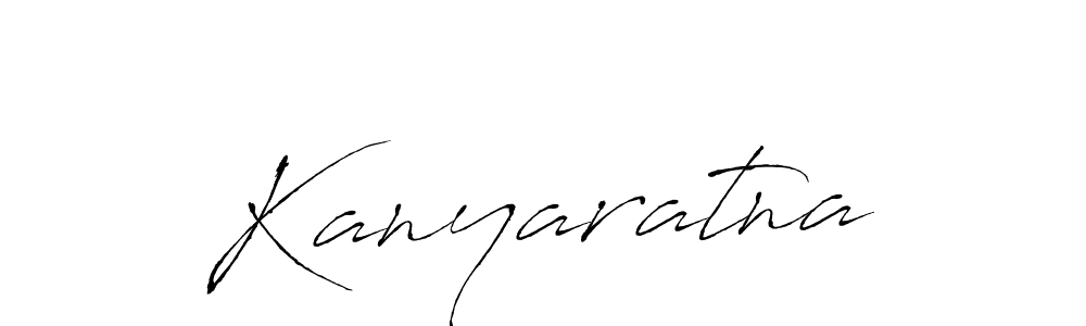 Design your own signature with our free online signature maker. With this signature software, you can create a handwritten (Antro_Vectra) signature for name Kanyaratna. Kanyaratna signature style 6 images and pictures png