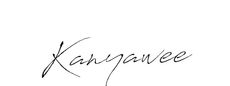 if you are searching for the best signature style for your name Kanyawee. so please give up your signature search. here we have designed multiple signature styles  using Antro_Vectra. Kanyawee signature style 6 images and pictures png