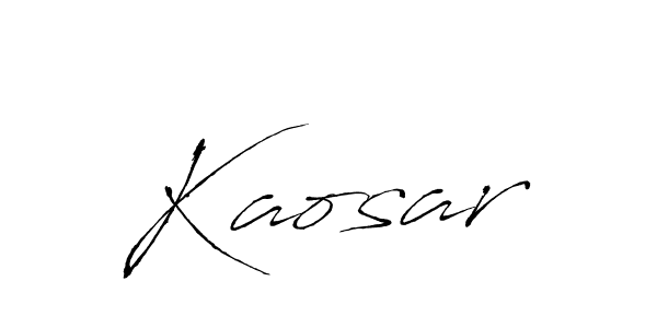 Once you've used our free online signature maker to create your best signature Antro_Vectra style, it's time to enjoy all of the benefits that Kaosar name signing documents. Kaosar signature style 6 images and pictures png