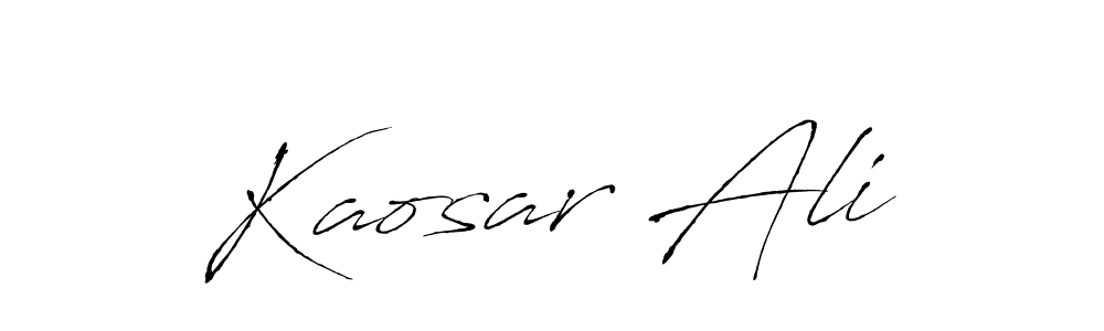 You can use this online signature creator to create a handwritten signature for the name Kaosar Ali. This is the best online autograph maker. Kaosar Ali signature style 6 images and pictures png