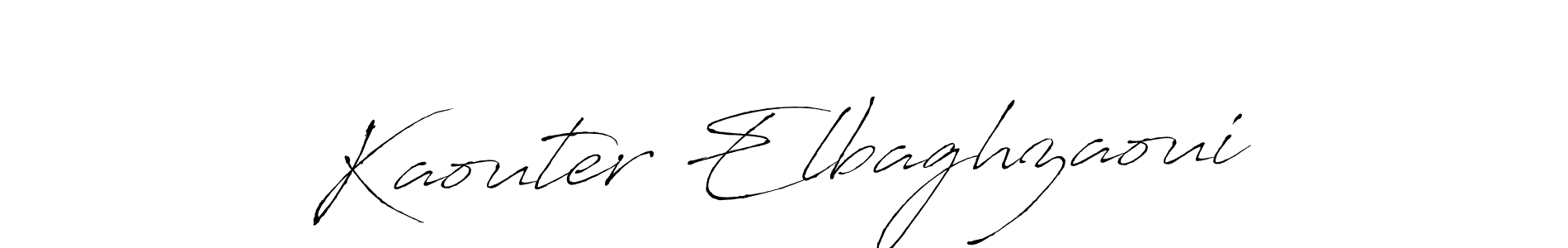 Make a beautiful signature design for name Kaouter Elbaghzaoui. Use this online signature maker to create a handwritten signature for free. Kaouter Elbaghzaoui signature style 6 images and pictures png