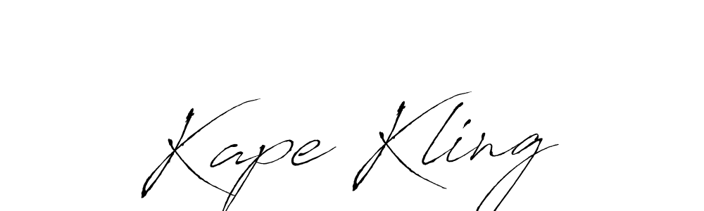 The best way (Antro_Vectra) to make a short signature is to pick only two or three words in your name. The name Kape Kling include a total of six letters. For converting this name. Kape Kling signature style 6 images and pictures png